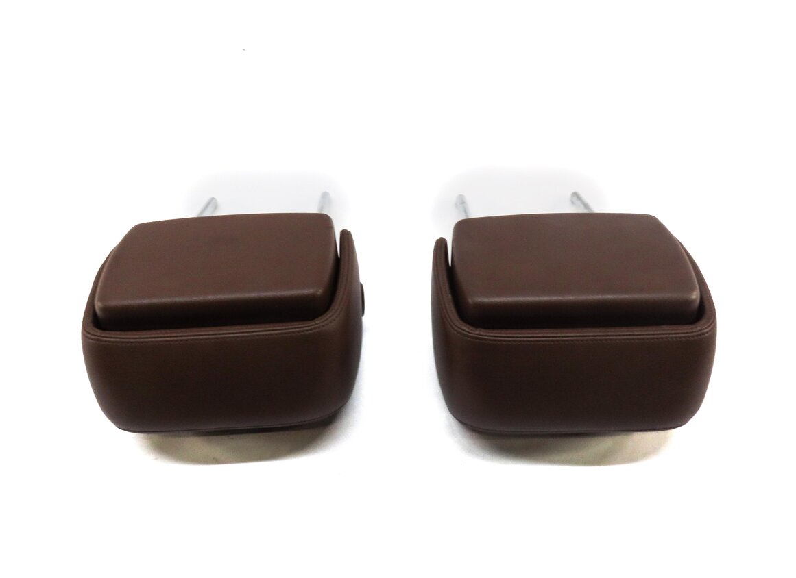 Thumbnail 4: 12-18 AUDI A6 A7 S6 S7 C7 4G8 FRONT LEFT DRIVER RIGHT PASSENGER HEADREST (BROWN)