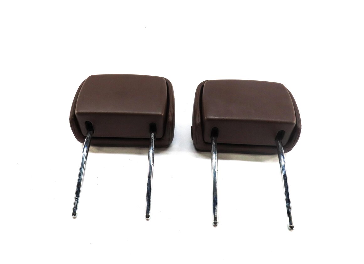 Thumbnail 5: 12-18 AUDI A6 A7 S6 S7 C7 4G8 FRONT LEFT DRIVER RIGHT PASSENGER HEADREST (BROWN)