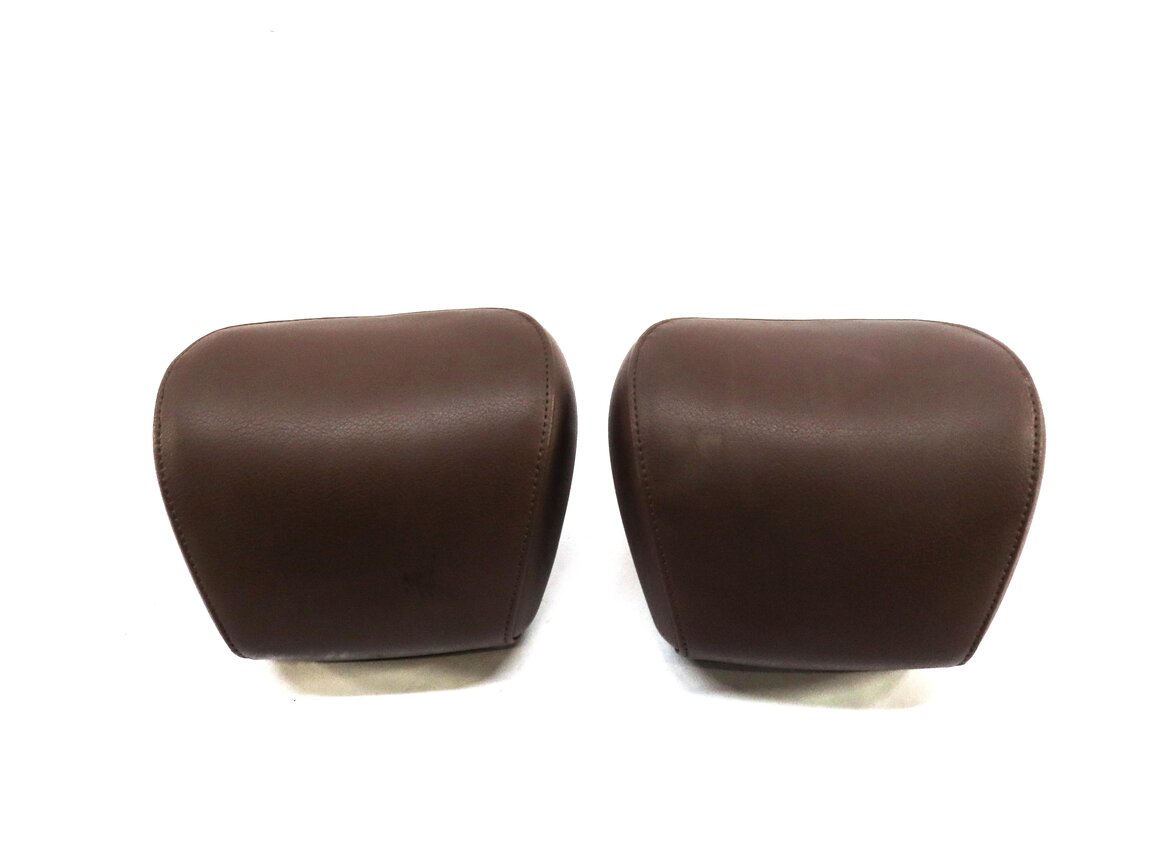 Thumbnail 3: 12-18 AUDI A7 (C7 4G8) REAR LEFT & RIGHT SEAT HEADREST (BROWN LEATHER)