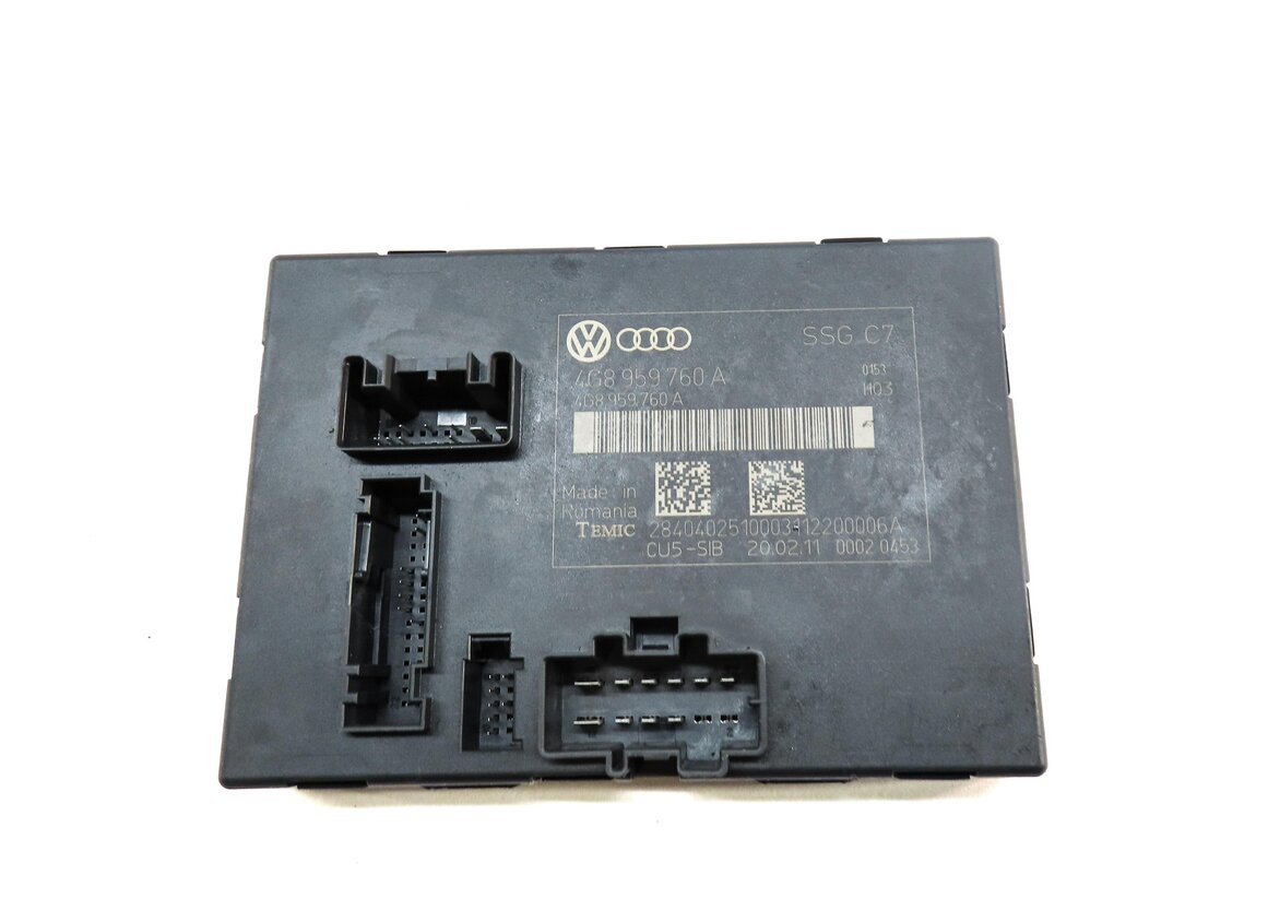Thumbnail 3: 2012 AUDI A7 (C7 4G8) FRONT LEFT DRIVER SEAT CONTROL MODULE 4G8959760A