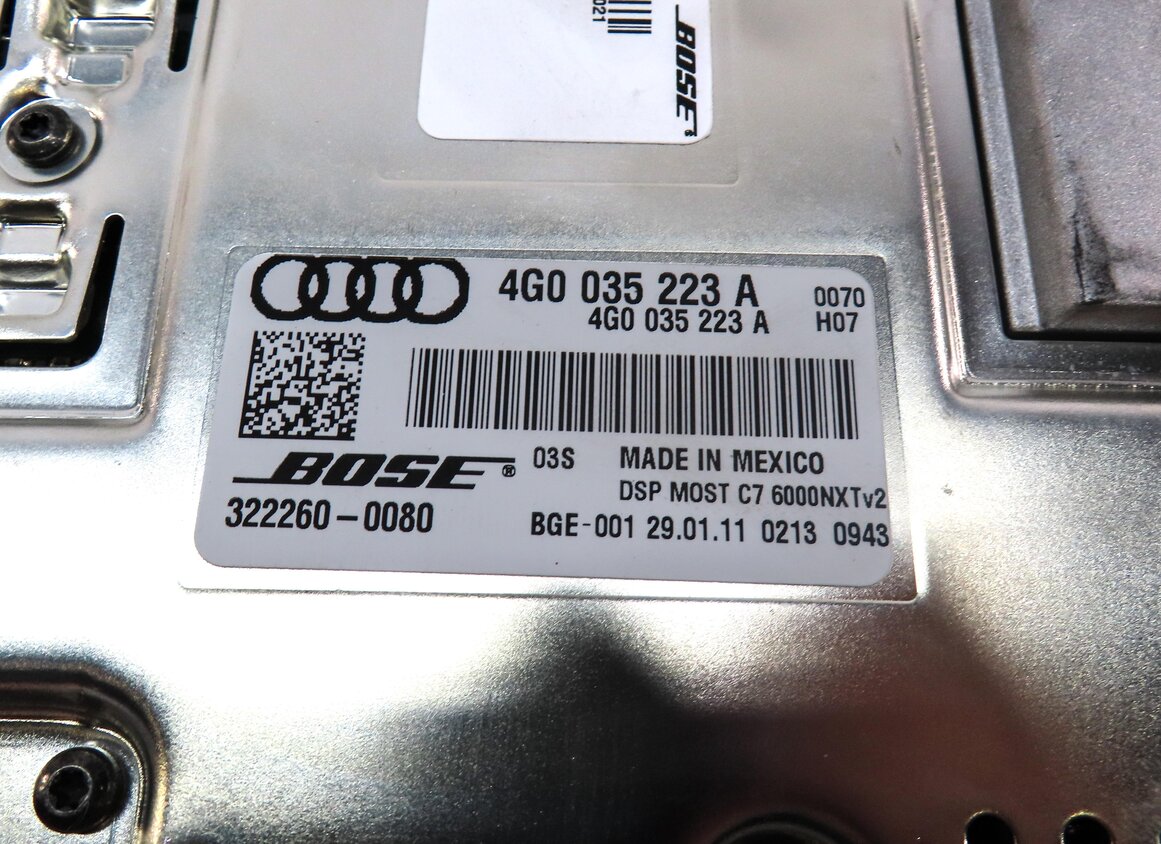 Thumbnail 4: 11-18 AUDI A7 S7 RS7 A8 S8 (C7 4G8 D4 4H) RADIO STEREO BOSE AUDIO AMP AMPLIFIER