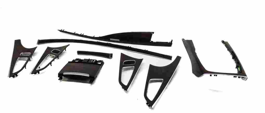 Thumbnail 15: 2012 AUDI A7 C7 4G8 FRONT REAR LEFT RIGHT DASH CONSOLE DOOR TRIM SET (ASH WOOD)