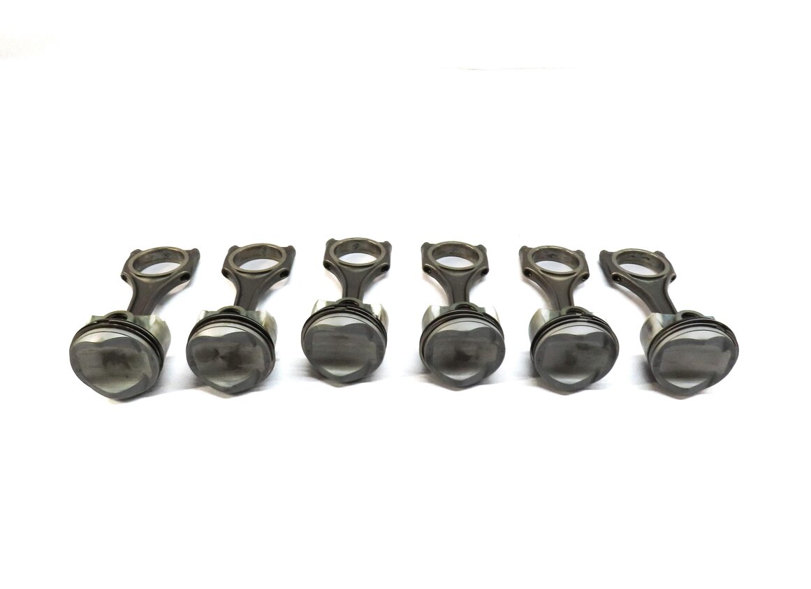 Thumbnail 5: 09-17 AUDI A6 A7 Q5 Q7 S4 S5 TOUAREG 3.0L SUPERCHARGED ENGINE PISTON & ROD SET 6