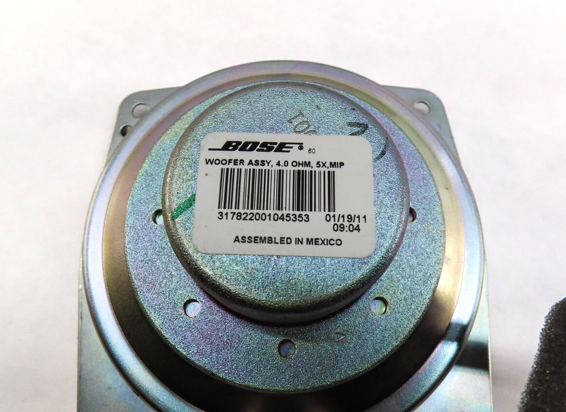 Thumbnail 4: 2012 AUDI A7 (C7 4G8) FRONT LEFT DRIVER BOSE RADIO STEREO DOOR SPEAKER