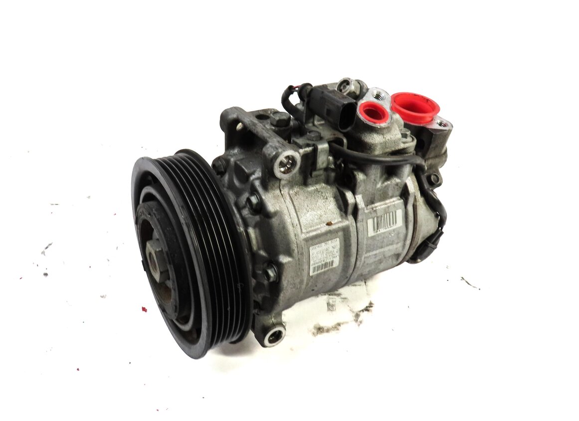 Thumbnail 1: 2012-2015 AUDI A6 A7 (C7 4G8) 3.0L SUPERCHARGED ENGINE A/C AIR COMPRESSOR PUMP