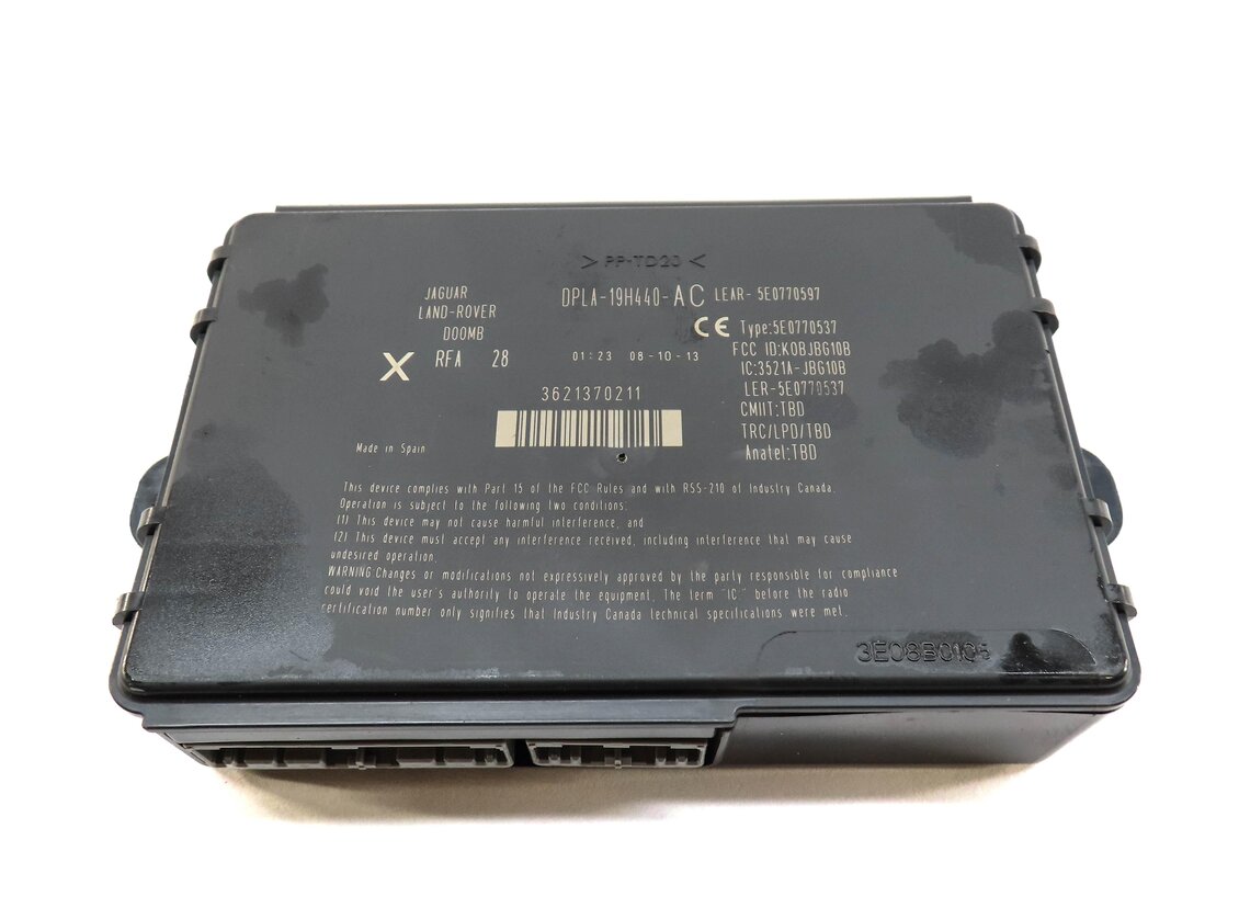 Thumbnail 14: 12-13 RANGE ROVER EVOQUE (L538) 2.0L TURBO ENGINE ECM IMMOBILIZER MODULE KEY SET
