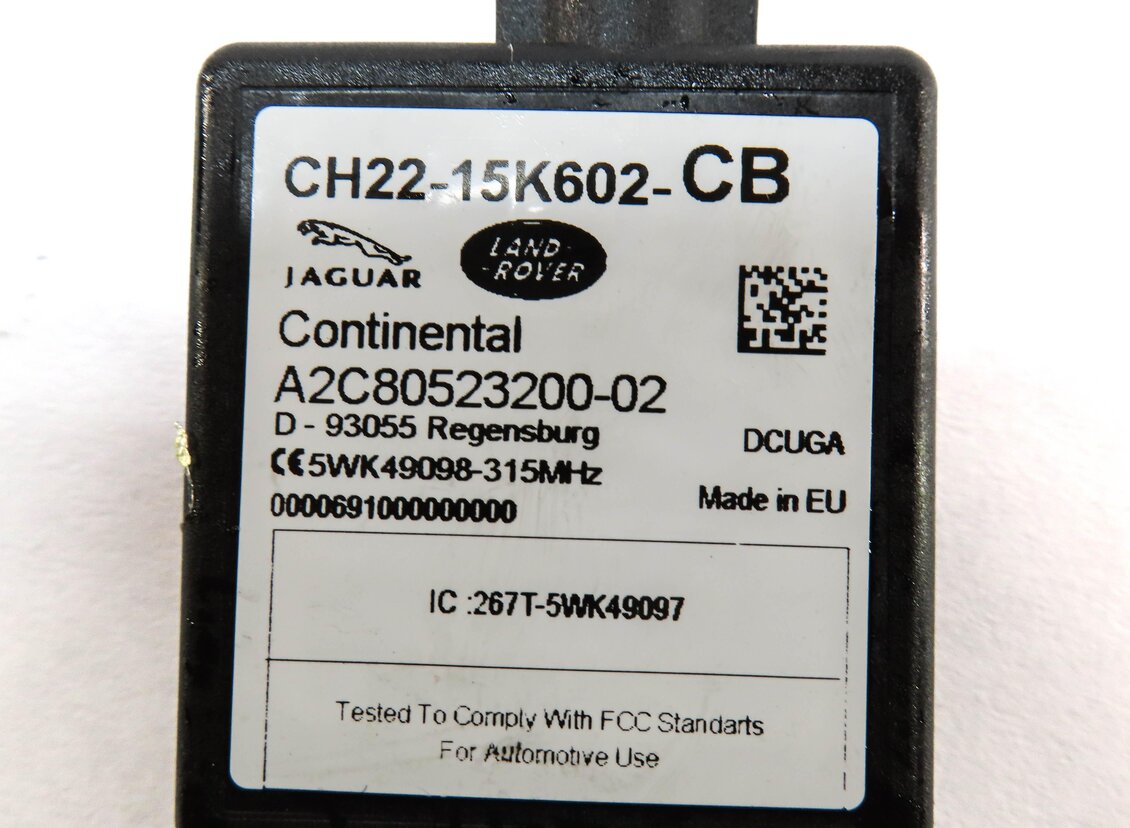 Thumbnail 17: 12-13 RANGE ROVER EVOQUE (L538) 2.0L TURBO ENGINE ECM IMMOBILIZER MODULE KEY SET