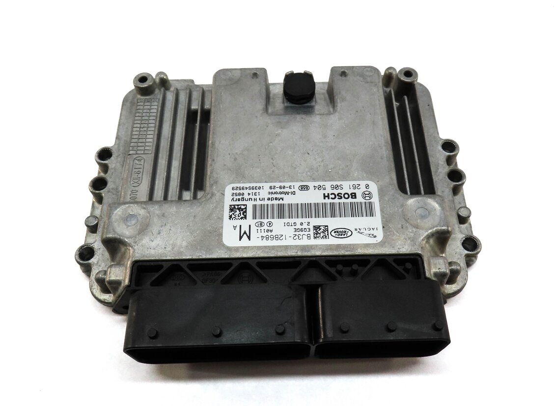 Thumbnail 5: 12-13 RANGE ROVER EVOQUE (L538) 2.0L TURBO ENGINE ECM IMMOBILIZER MODULE KEY SET