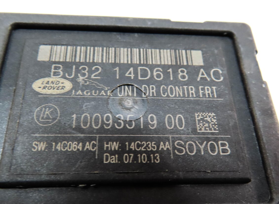 Thumbnail 6: 2013 RANGE ROVER EVOQUE (L538) FRONT LEFT DRIVER DOOR CONTROL MODULE