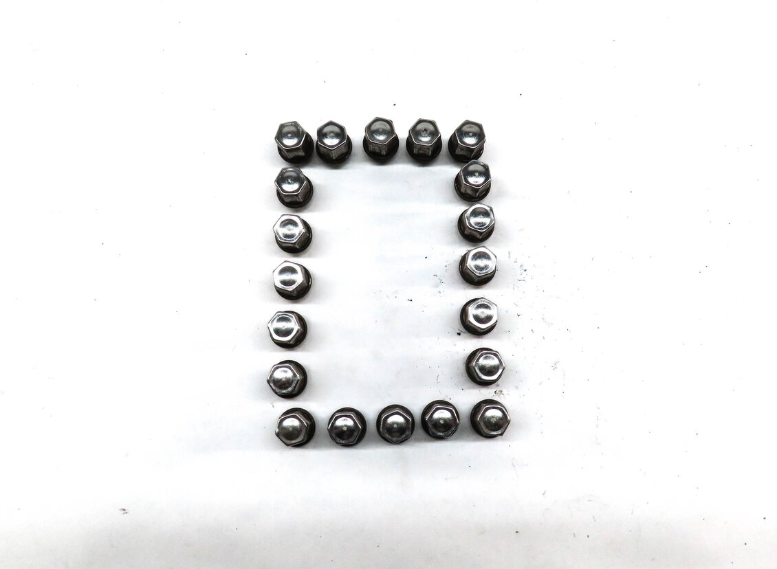 Thumbnail 3: 2008-2020 LAND ROVER LR2 DISCOVERY SPORT RANGE ROVER EVOQUE VALAR LUG NUT SET/20
