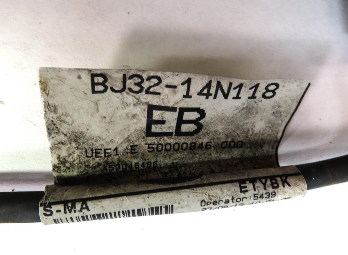 Thumbnail 3: 2013 RANGE ROVER EVOQUE (L538) REAR LEFT ABS BRAKE WIRING HARNESS BJ3214N118EB