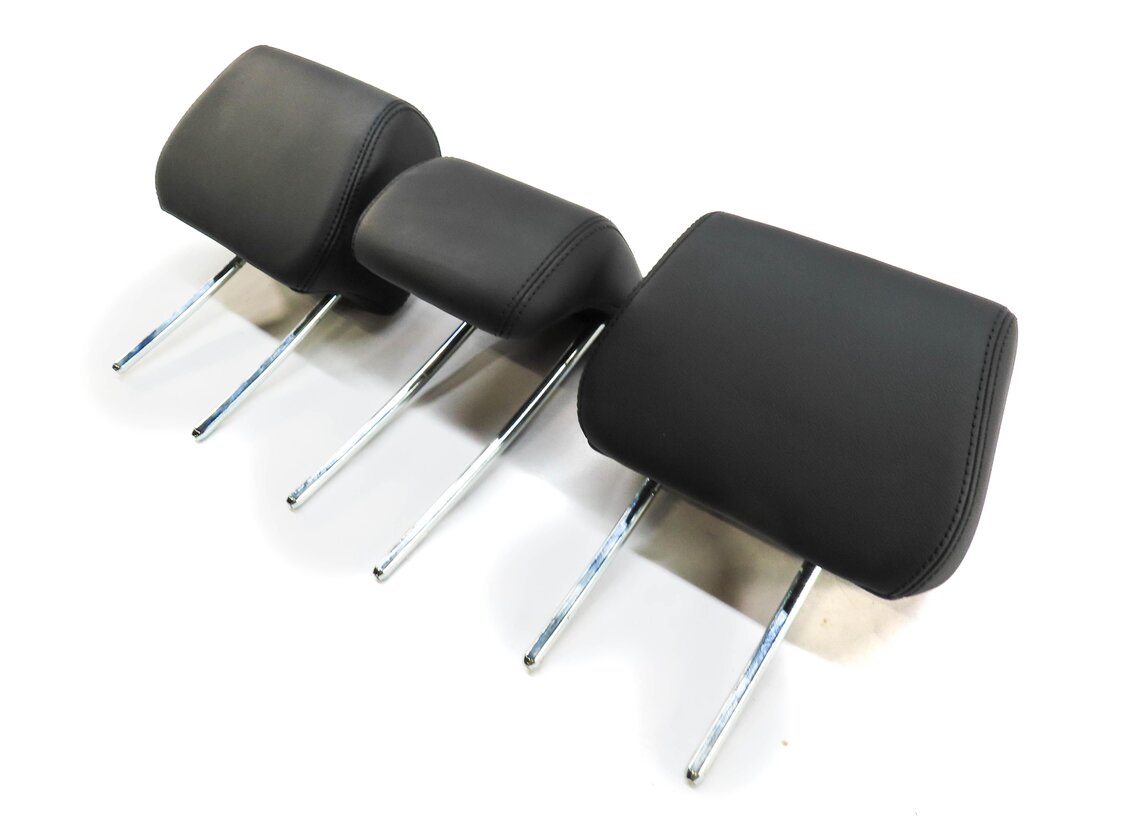 Thumbnail 3: 12-15 RANGE ROVER EVOQUE L538 REAR LEFT RIGHT CENTER SEAT HEADREST SET 3 (BLACK)