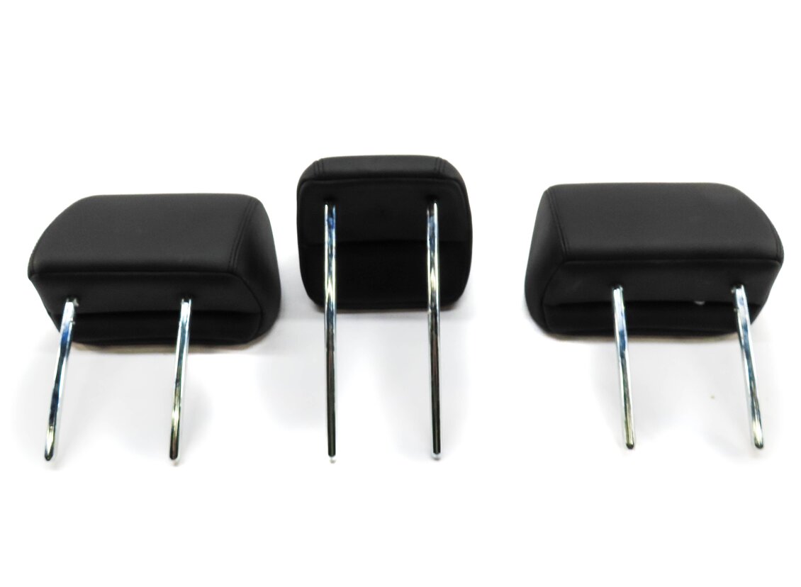 Thumbnail 4: 12-15 RANGE ROVER EVOQUE L538 REAR LEFT RIGHT CENTER SEAT HEADREST SET 3 (BLACK)