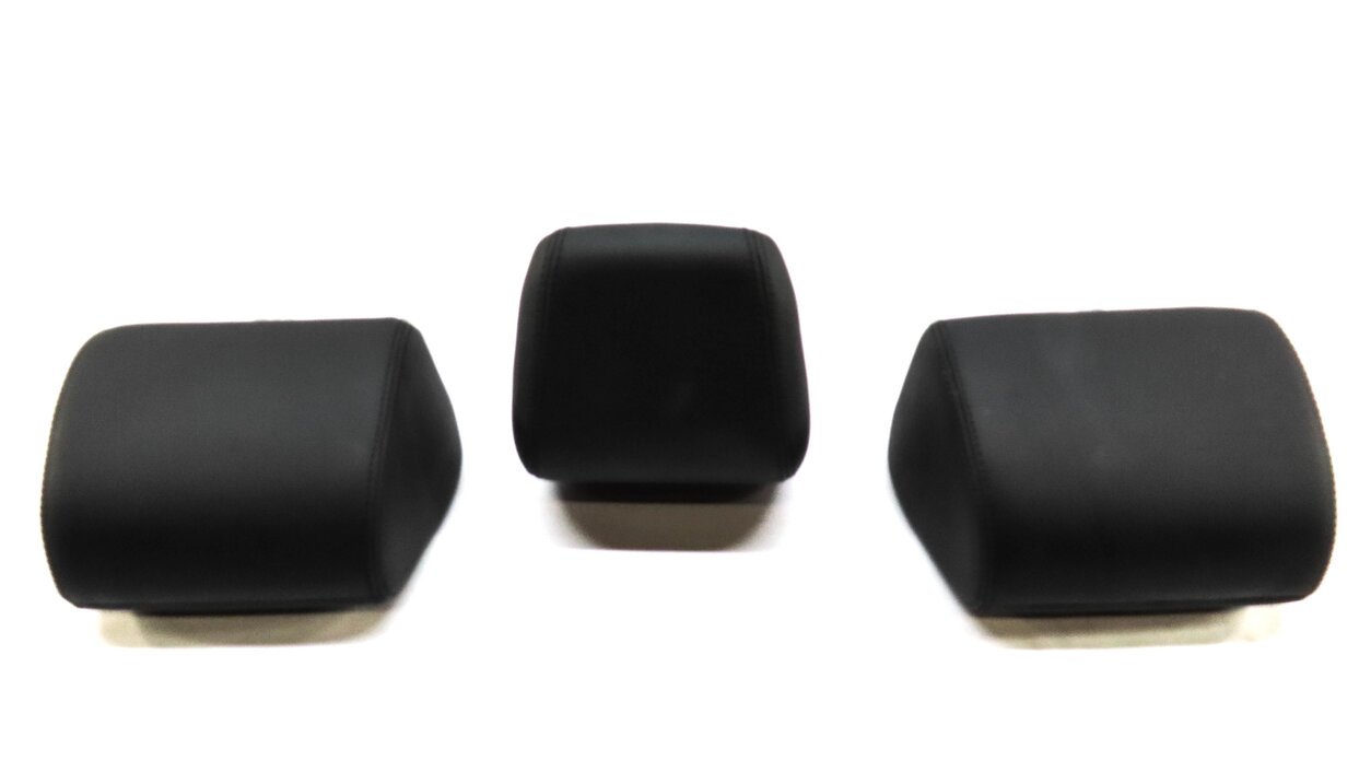 Thumbnail 5: 12-15 RANGE ROVER EVOQUE L538 REAR LEFT RIGHT CENTER SEAT HEADREST SET 3 (BLACK)