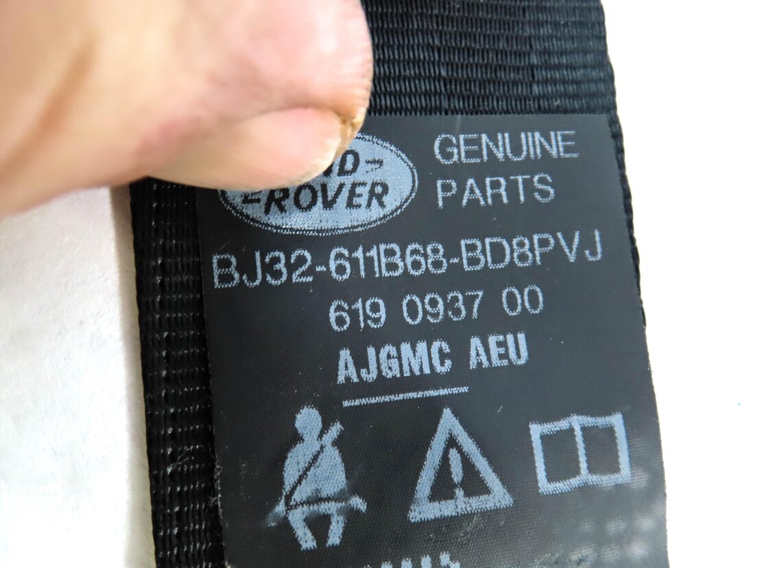 Thumbnail 5: 2013 RANGE ROVER EVOQUE (L538) REAR LEFT SEATBELT SEAT BELT RETRACTOR (BLACK)