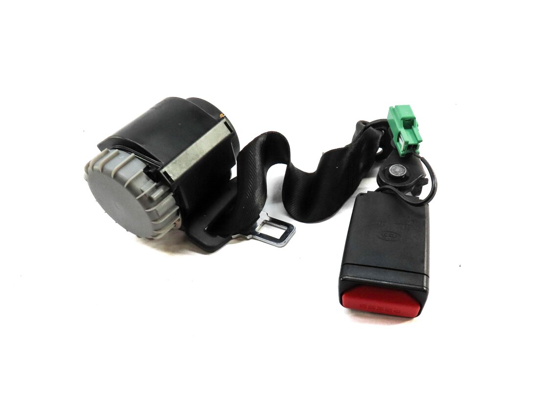 2013 RANGE ROVER EVOQUE (L538) REAR CENTER SEATBELT RETRACTOR & RECEIVER (BLACK)