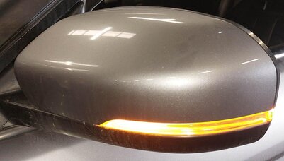Thumbnail 2: 2012-2013 RANGE ROVER EVOQUE (L538) LEFT - HEATED P-FOLD DOOR MIRROR (GRAY)