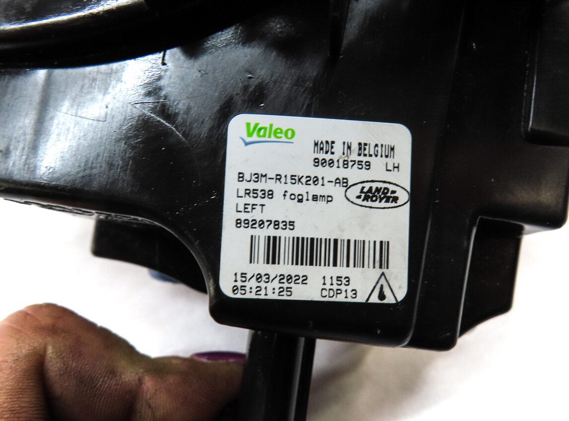 Thumbnail 6: 2012-2015 RANGE ROVER EVOQUE (L538) LEFT DRIVER DRL LED FOGLIGHT FOG LIGHT LAMP