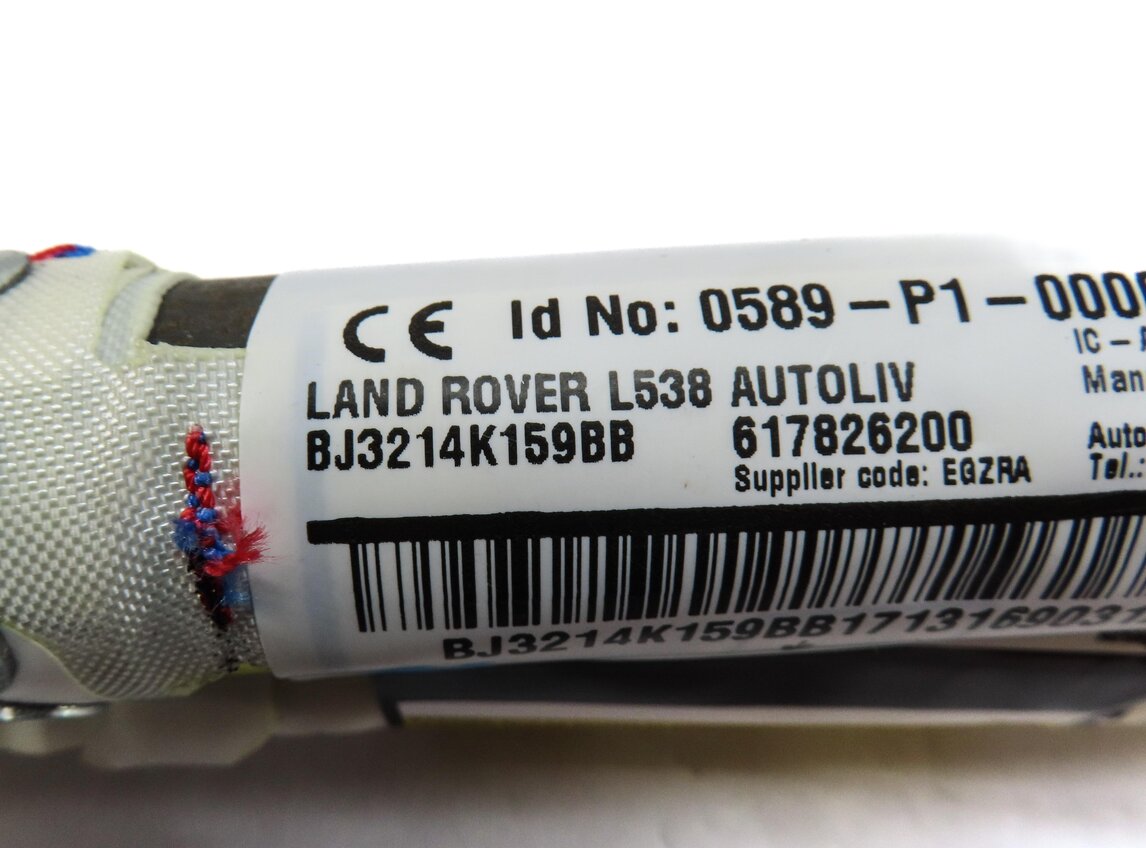 Thumbnail 5: 2012-2019 RANGE ROVER EVOQUE (L538) 4 DOOR - RIGHT PASSENGER SIDE CURTAIN AIRBAG