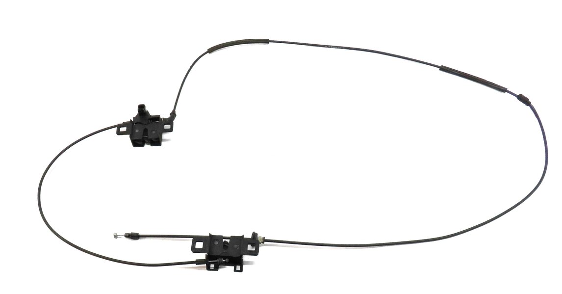 2013 LAND RANGE ROVER EVOQUE (L538) HOOD LEFT & RIGHT LOWER LOCK LATCH w/ CABLE