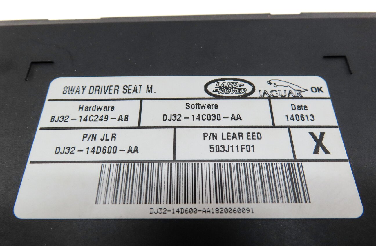 Thumbnail 5: 2013 LAND RANGE ROVER EVOQUE (L538) FRONT LEFT DRIVER SEAT CONTROL MODULE