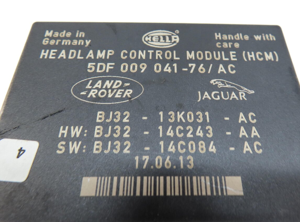 Thumbnail 5: 2012-2013 RANGE ROVER EVOQUE (L538) ADAPTIVE HEADLIGHT CONTROL MODULE
