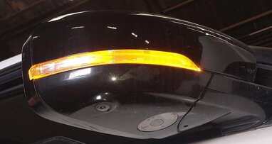 Thumbnail 2: 2012-2013 RANGE ROVER EVOQUE (L538) RIGHT FRONT BLIND SPOT CAMERA MIRROR (BLACK)