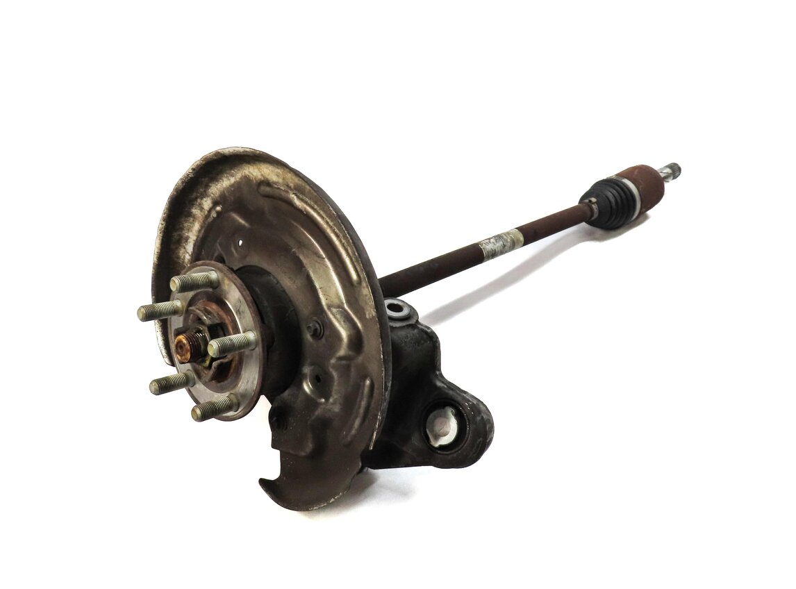 12-19 RANGE ROVER EVOQUE (L538) RIGHT PASSENGER REAR KNUCKLE WHEEL HUB w/ AXLE