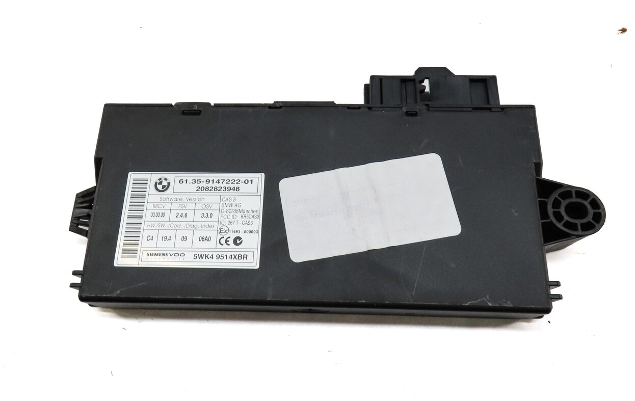 Thumbnail 12: 08-13 BMW X5 X6 (E70 E71) 4.4L N63 ENGINE DME CAS 3 IMMOBILIZER MODULE KEY SET