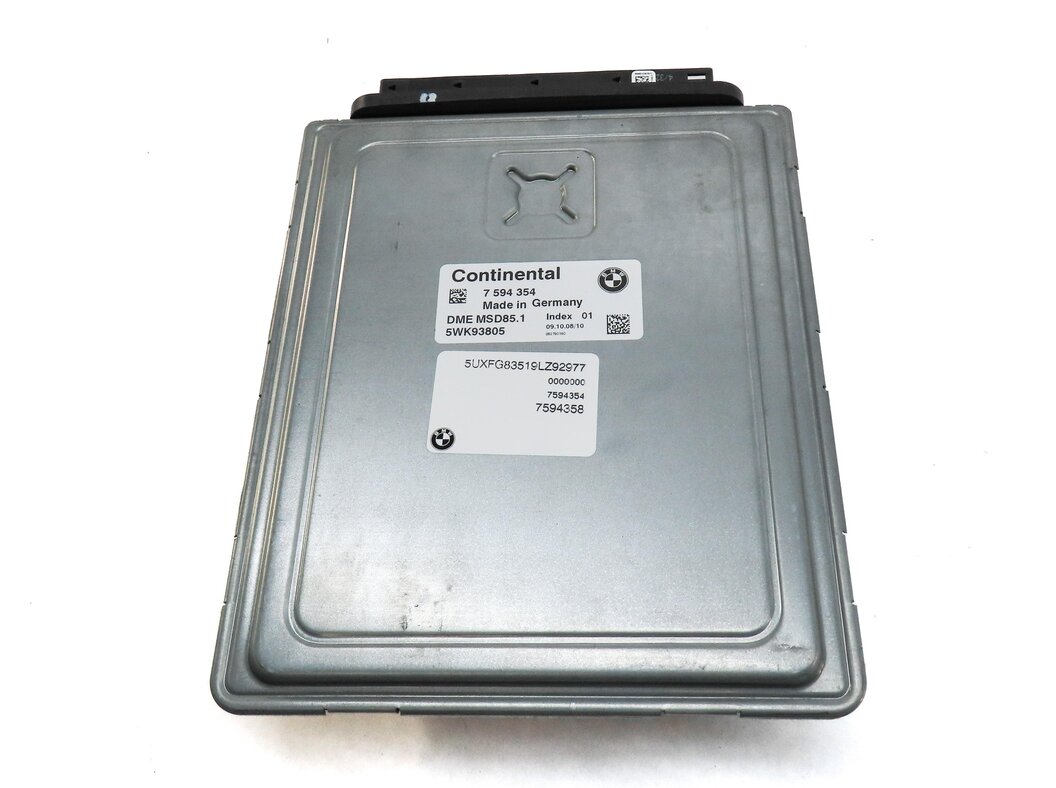 Thumbnail 4: 08-13 BMW X5 X6 (E70 E71) 4.4L N63 ENGINE DME CAS 3 IMMOBILIZER MODULE KEY SET
