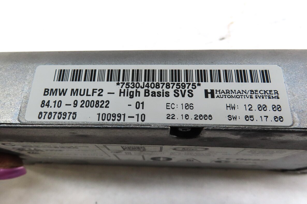 Thumbnail 5: 2009 BMW X6 (E71) CELL PHONE CONNECTION BLUETOOTH COMMUNICATION CONTROL MODULE