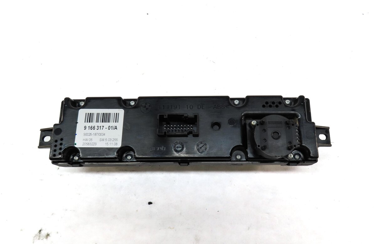 Thumbnail 5: 2009 BMW X6 (E71) REAR CENTER CONSOLE HVAC A/C HEATER CLIMATE CONTROL PANEL