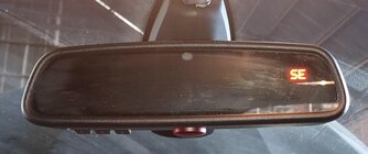 Thumbnail 2: 2009 BMW X6 (E71) REARVIEW REAR VIEW MIRROR w/ AUTODIM COMPASS HOMELINK