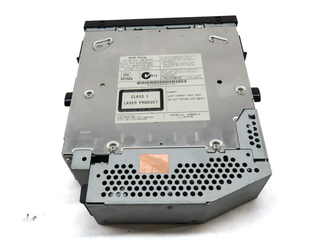 Thumbnail 5: 2008-2010 BMW 750i X5 X6 Z4 (F01 E70 E71 E89) VIDEO PLAYER 6-DISC DVD CHANGER