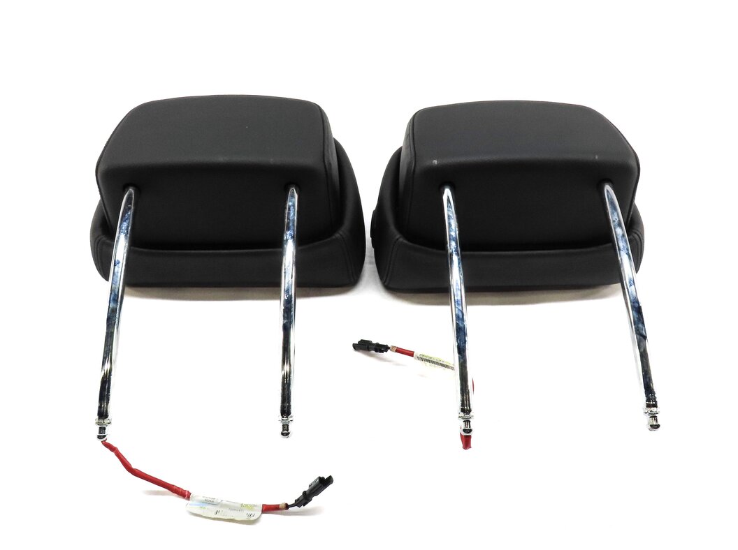 Thumbnail 5: 2008-2011 BMW X5 X6 (E70 E71) FRONT LEFT & RIGHT HEADREST (BLACK NEVADA LEATHER)