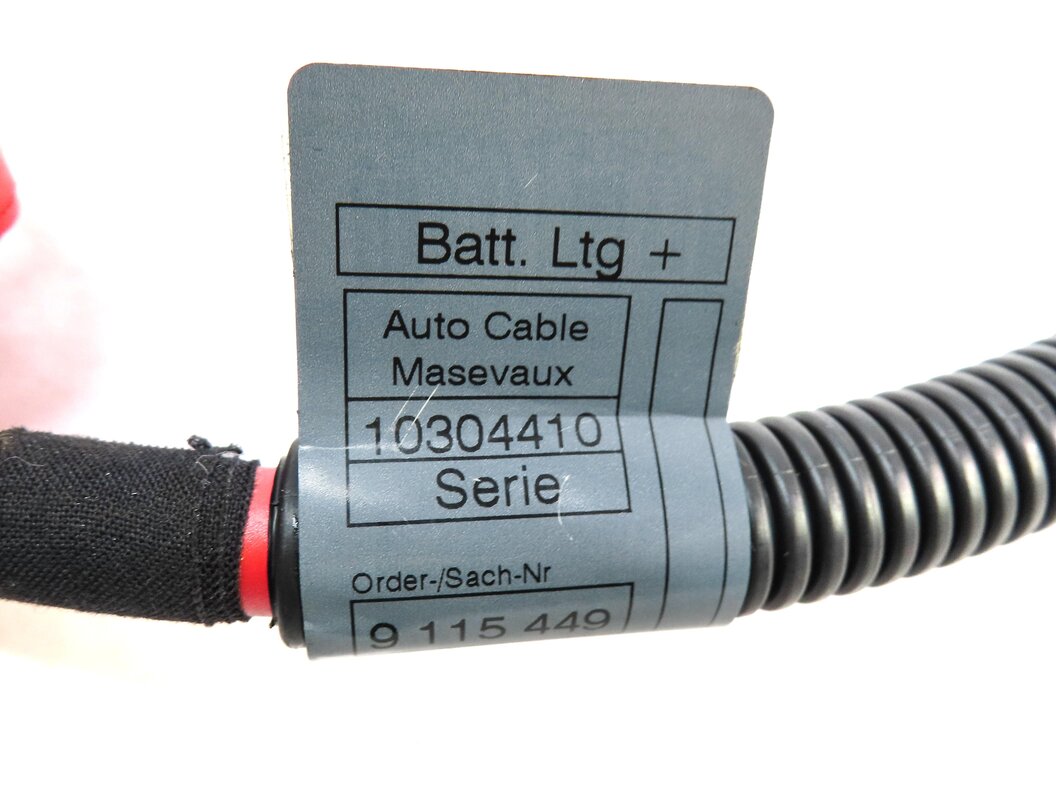 Thumbnail 4: 2009 BMW X6 (E71) POSITIVE BATTERY CABLE w/ SRS BLOW OUT FUSE TERMINAL 9115449