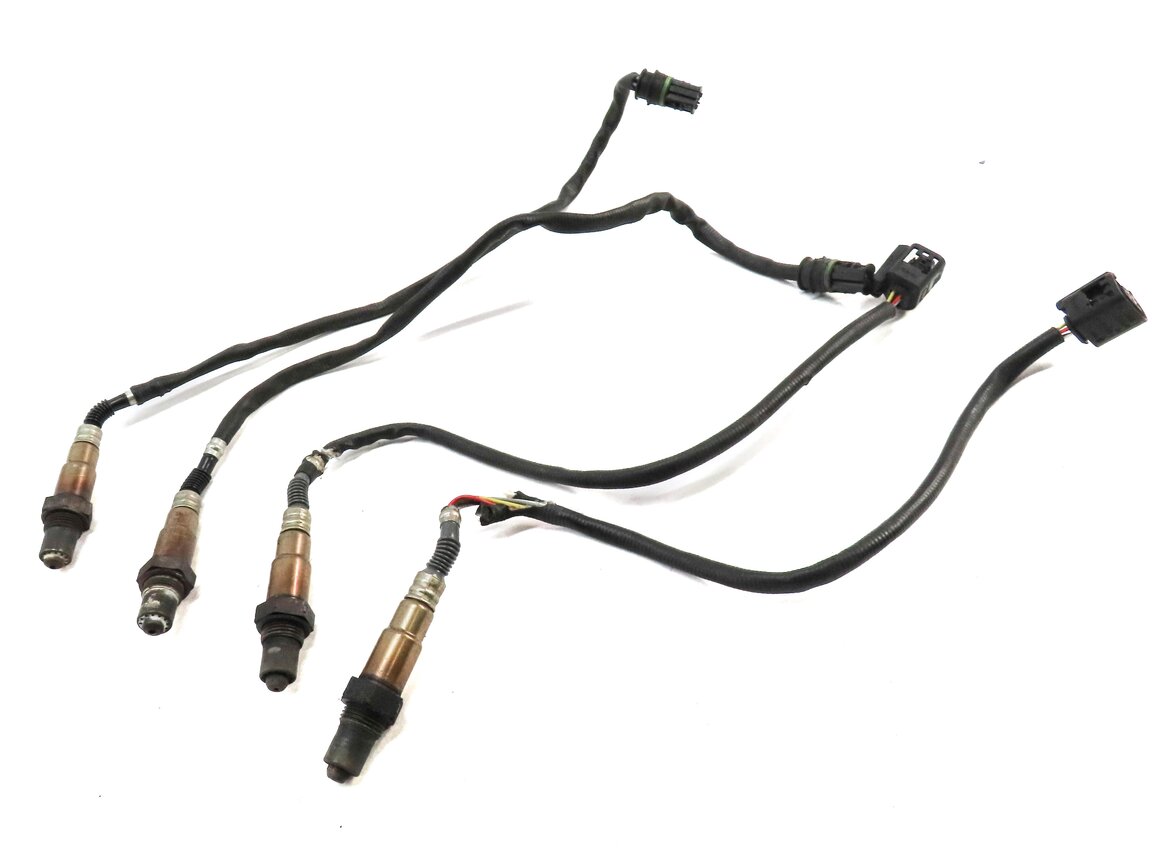 Thumbnail 3: 2009 BMW X6 E71 4.4L N63 TWIN TURBO ENGINE PRE & POST CAT O2 OXYGEN SENSOR SET 4