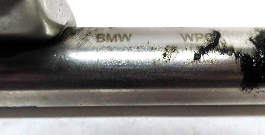 Thumbnail 8: 2009 BMW X6 E71 4.4L N63 TWIN TURBO ENGINE LEFT & RIGHT FUEL RAIL SET 2 w/ LINES