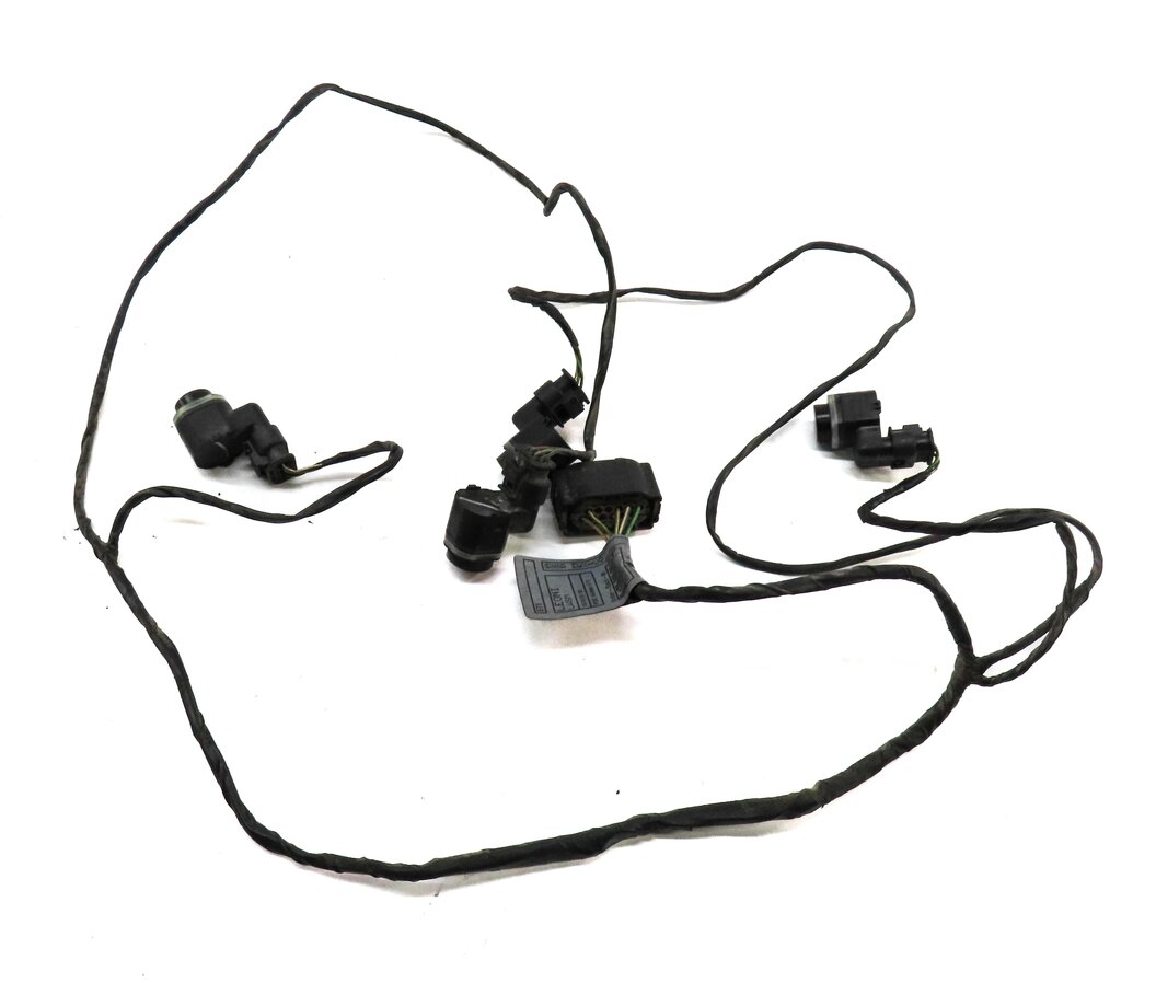Thumbnail 3: 2009 BMW X6 (E71) REAR PARK DISTANCE PDC SENSOR SET 4 (BLACK 2) w/ WIRE HARNESS