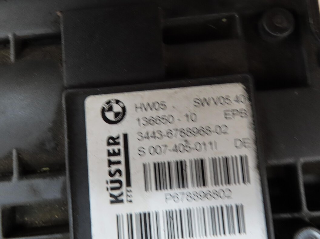 Thumbnail 6: 2009 BMW X6 (E71) EMERGENCY HILL PARKING E-BRAKE ACTUATOR w/ CABLES 34436788968