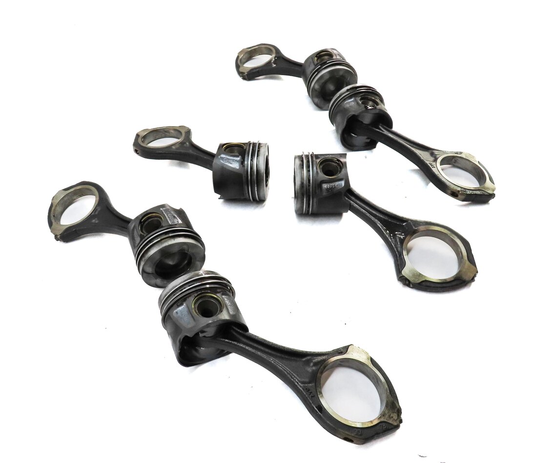 Thumbnail 5: 12-17 ML GL GLS S X166 W166 W221 3.0L DIESEL OM642 PISTON & CONNECTING ROD SET 6