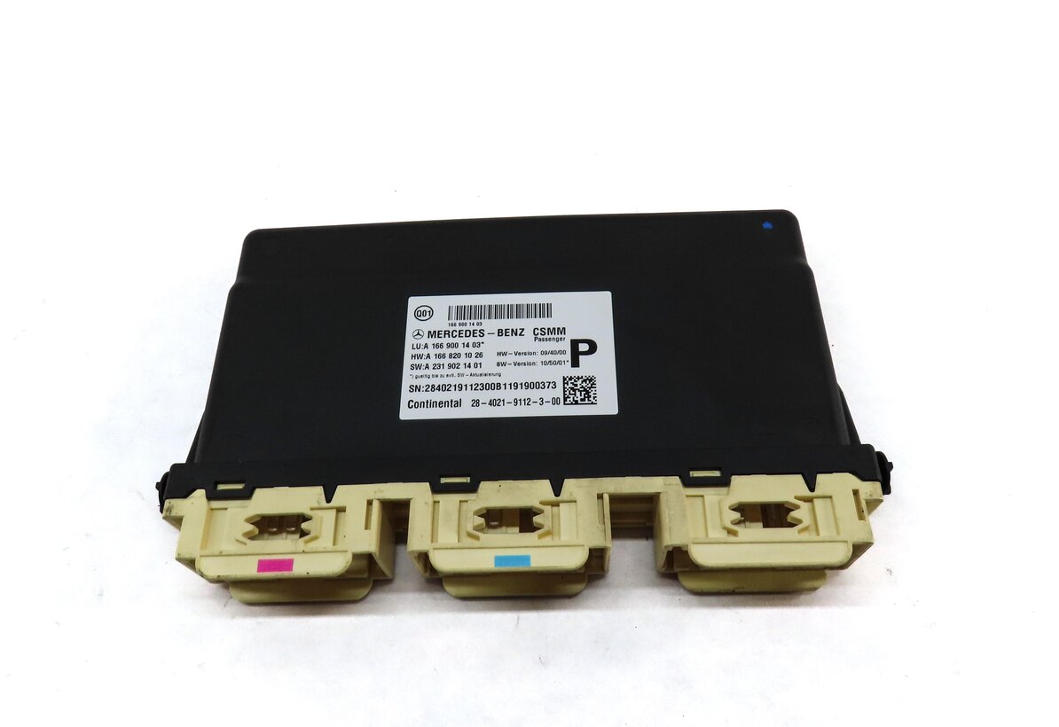 Thumbnail 3: 2012 MERCEDES ML350 (W166) FRONT RIGHT PASSENGER SEAT CONTROL MODULE 1669001403