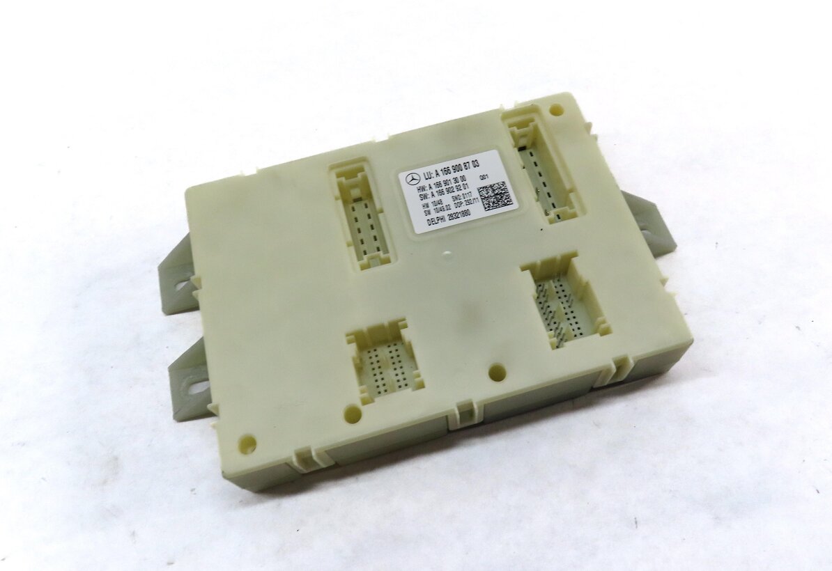 2012 MERCEDES ML350 (W166) REAR SIGNAL ACQUISITION CONTROL MODULE SAM 1669008703