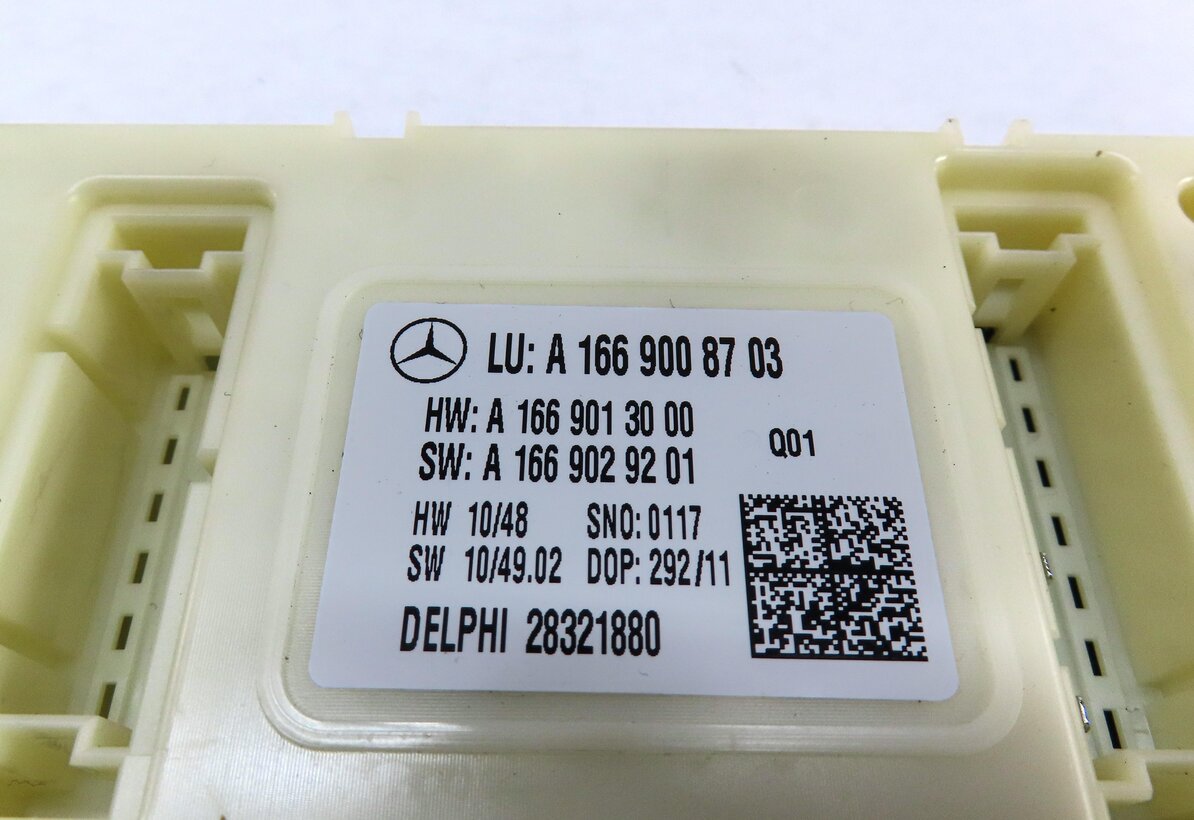 Thumbnail 3: 2012 MERCEDES ML350 (W166) REAR SIGNAL ACQUISITION CONTROL MODULE SAM 1669008703