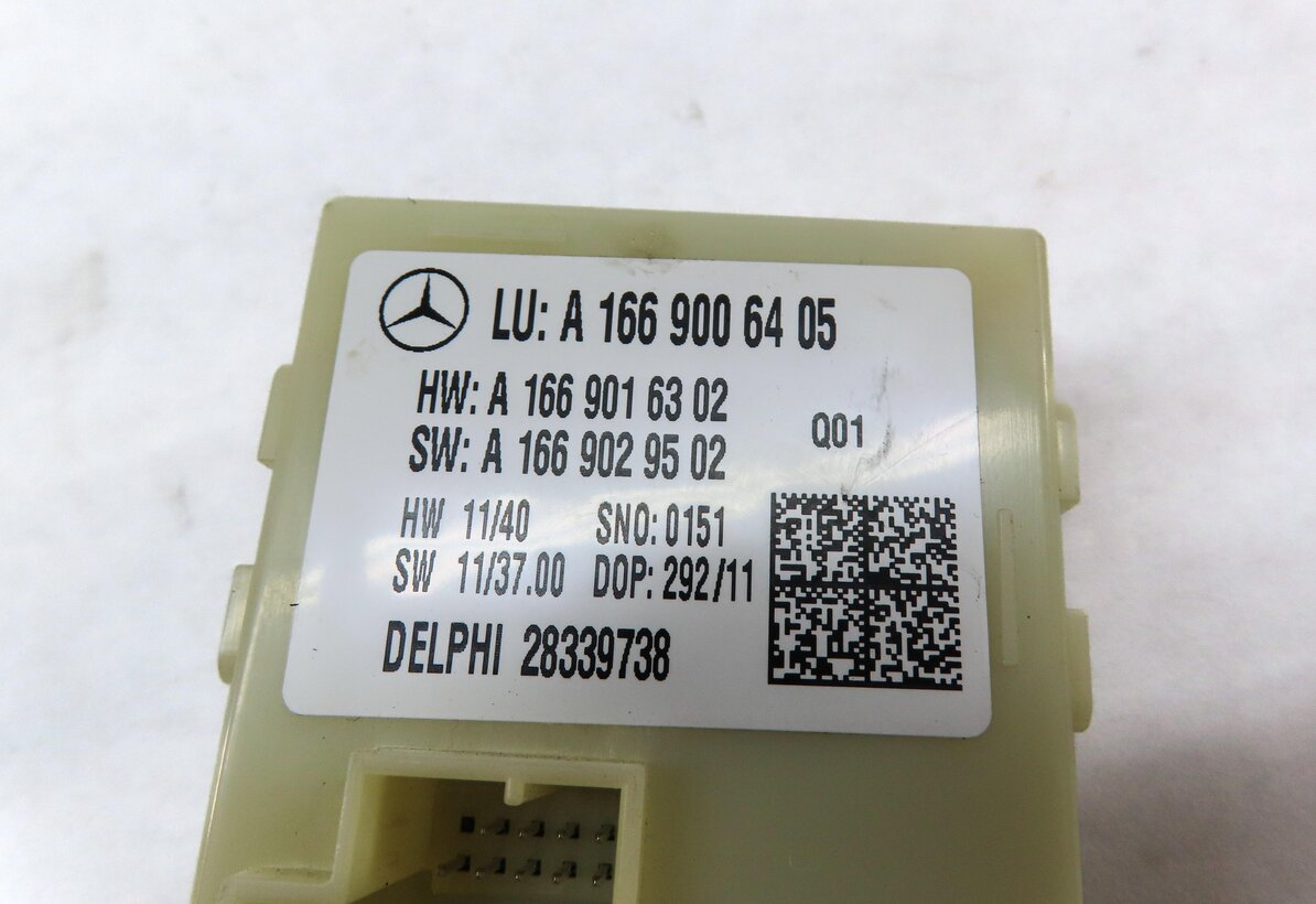 Thumbnail 4: 12-16 MERCEDES GL ML CLASS (W166 X166) REAR TRUNK LIFT LIFTGATE CONTROL MODULE