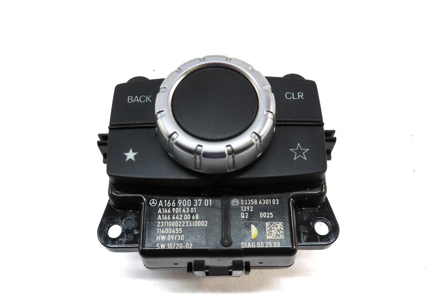 Thumbnail 2: 2012-2013 MERCEDES G550 GL350 GL450 GL550 ML350 ML550 (W166 X166) RADIO GPS KNOB