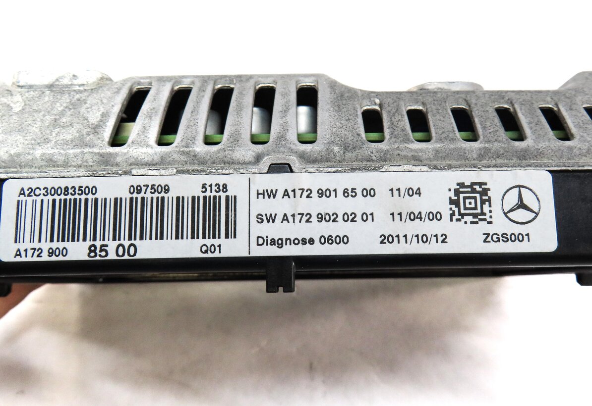 Thumbnail 5: 12-16 MERCEDES C GL ML SLK (W204 W166 W172 X166) GPS NAVIGATION DISPLAY SCREEN