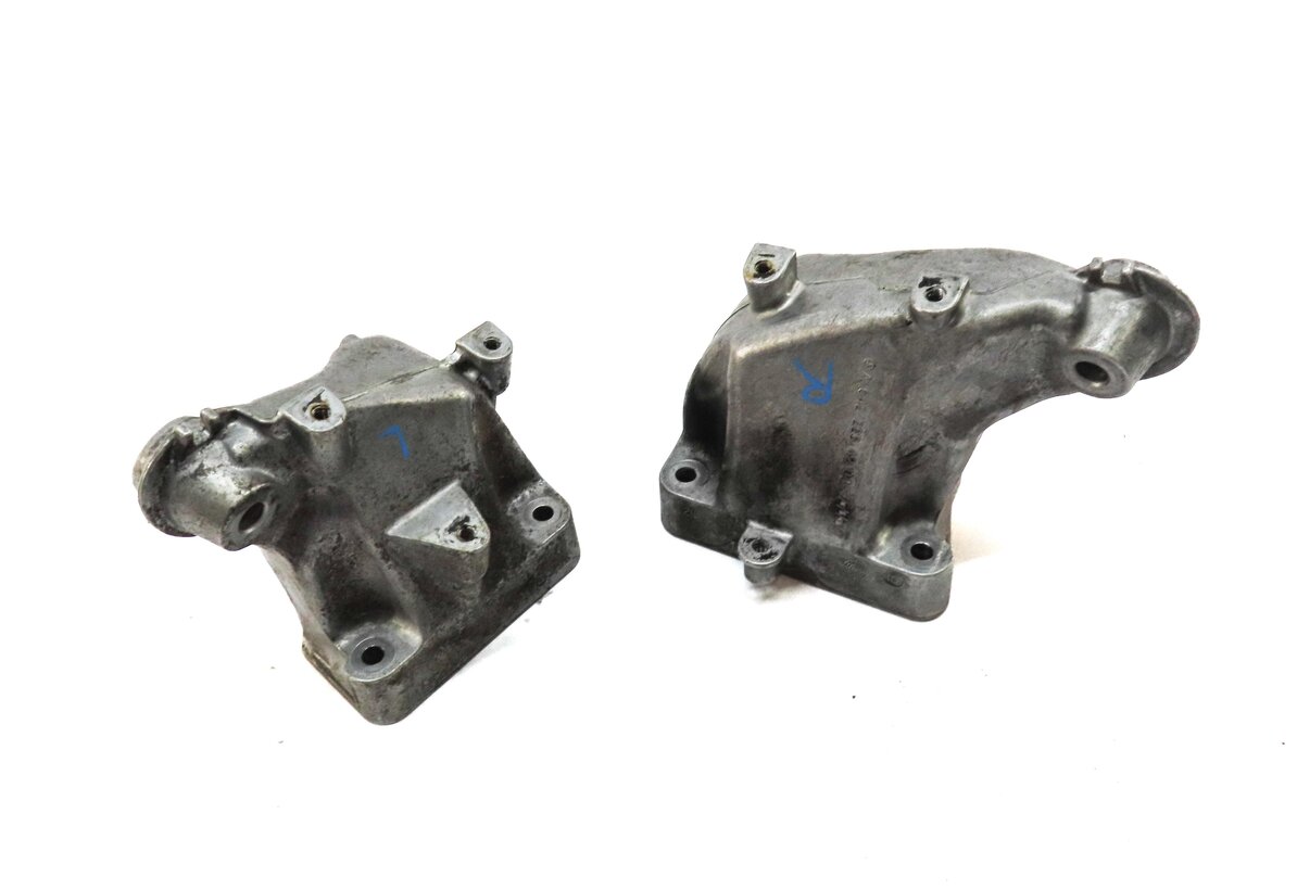 2012 MERCEDES ML350 W166 3.0L DIESEL OM642 ENGINE LEFT RIGHT MOUNT BRACKET SET 2