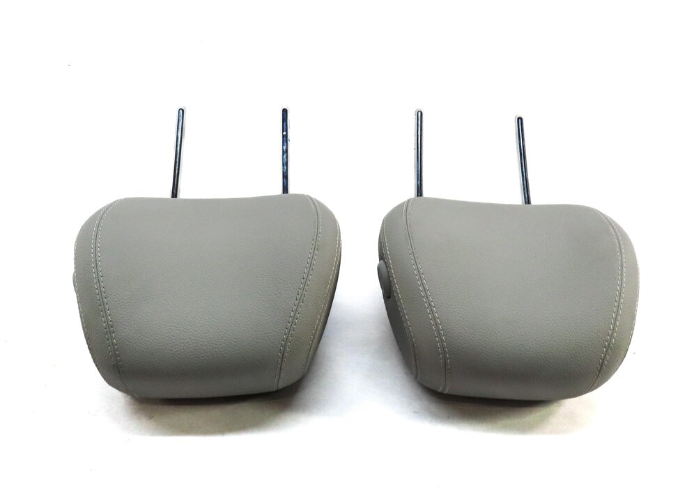 Thumbnail 3: 12-13 ML GL CLASS W166 X166 FRONT LEFT DRIVER RIGHT PASSENGER SEAT HEADREST GRAY