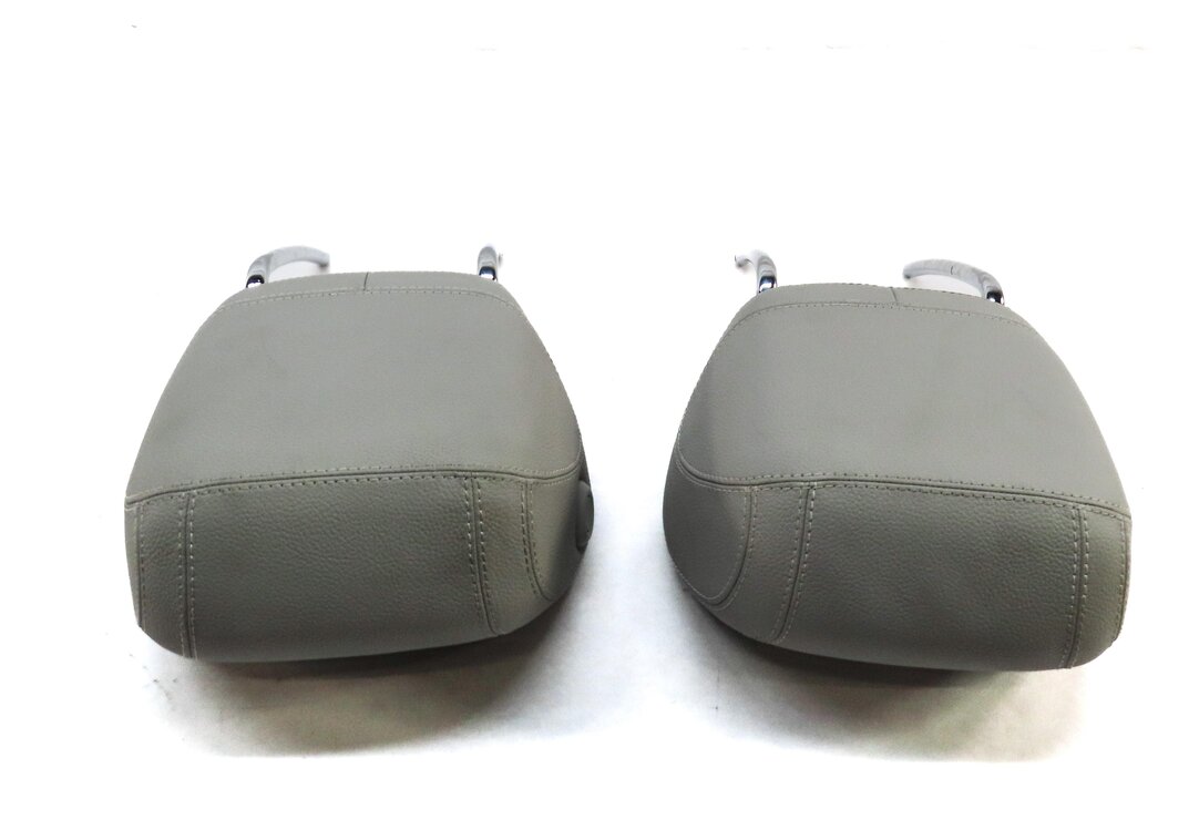 Thumbnail 4: 12-13 ML GL CLASS W166 X166 FRONT LEFT DRIVER RIGHT PASSENGER SEAT HEADREST GRAY